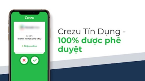 Crezu - App vay tiền nhanh online 24/24 uy tín 18 tuổi