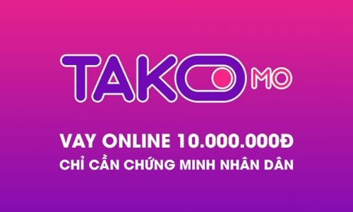 App vay tiền nhanh online Takomo - kỳ hạn từ 90-180 ngày 