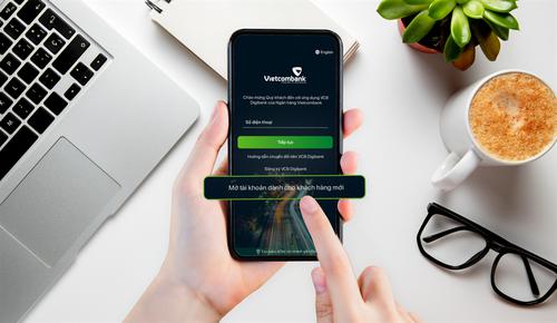 Mở tài khoản ngân hàng online Vietcombank trực tuyến tại nhà