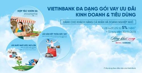 Các gói vay cá nhân của Vietinbank hiện nay