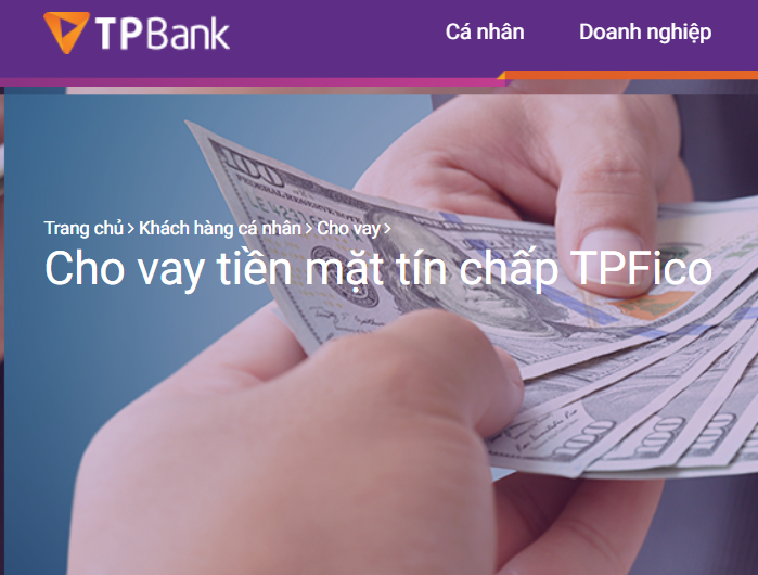 Cách vay tín chấp Ngân hàng TPBank